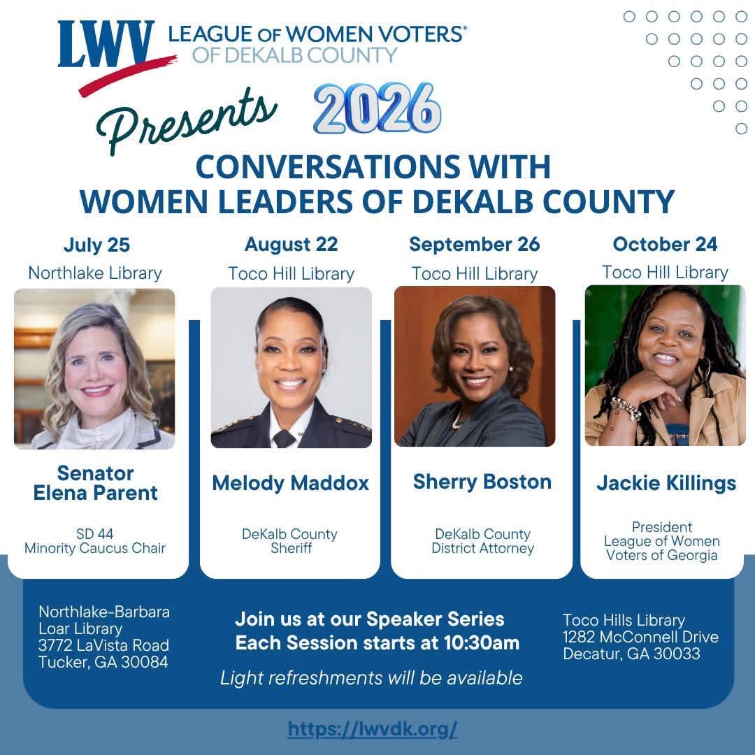 2026 CONVERSATIONS WITH WOMEN LEADERS OF DEKALB COUNTY - DeKalb County Sherriff Melody Maddox